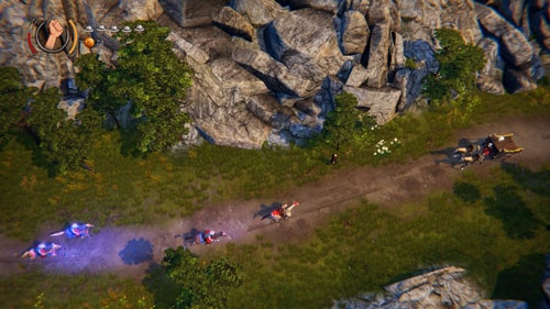 傭兵はパトカーのように追ってくる